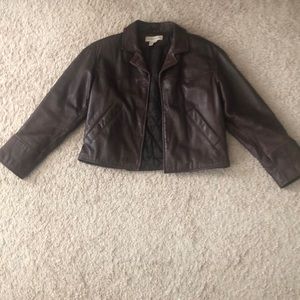 Vintage Colebrook & Co. Brown Leather Jacket